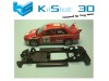 Chasis lineal black Mitsubishi Evo VII SCX Kilslot Ks-CE2B