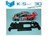 Chasis lineal black Peugeot 307 WRC SCX Kilslot KS-CP3B