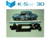 Chasis lineal black Renault 8 TS SCX Kil slot