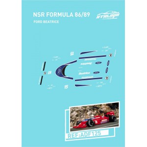 Calca Formula 1 NSR 1/32 Ford Beatrice