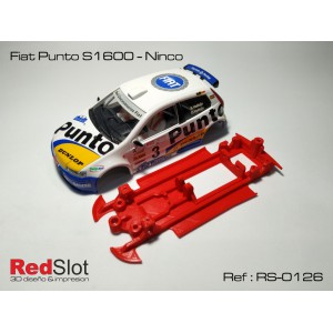 CHASIS 3D Fiat Punto S1600 - Ninco