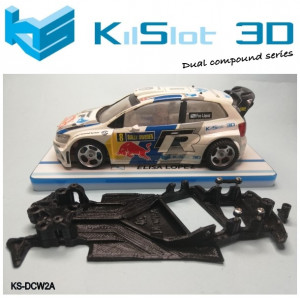 Chasis Angular DUAL COMP comp Polo WRC Superslot