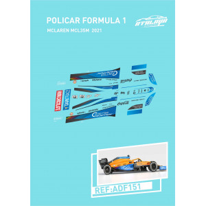 Calca Formula 1 Policar 1/32 McLAren MCL35M 2021