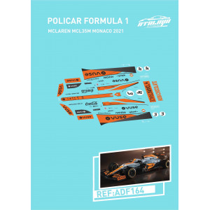 Calca Formula 1 Policar 1/32 MCLAREN Monaco 2021
