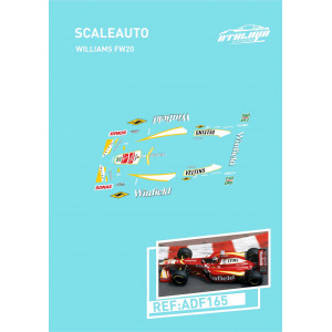 Calca Formula 1 Scaleauto 1/32 Williams FW20