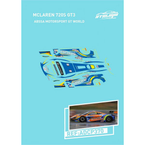 Calca 1/32 McLaren NSR 720S ABSSA