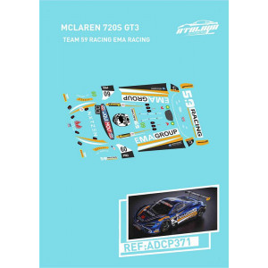 Calca 1/32 McLaren NSR 720S Team 59