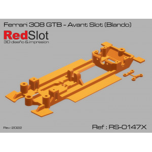 CHASIS 3D - FERRARI 308 GTB - AVANT SLOT BLANDO