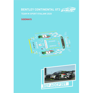 Calca 1/32 Bentley GT3 Team M-Sport 2020