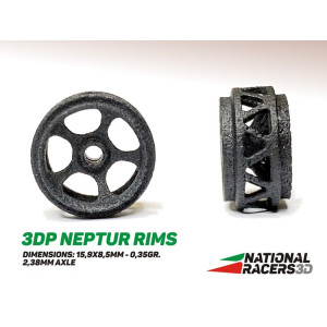 3DP Neptur Rims 15,9x8,5mm