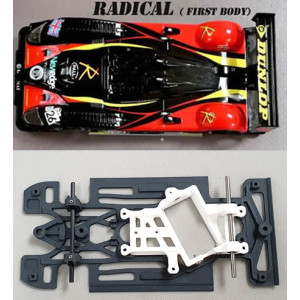 Chasis Radical RR Kit Race completo para Scaleauto