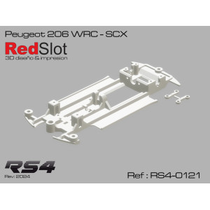 CHASIS 3D - PEUGEOT 206 WRC SCX - RS4