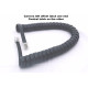 Cable en espiral Carrera RJ12 6P6C offset izquierd