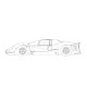 Ferrari 330 P4 / 412P White Kit Chasis Aluminio