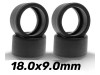 Neum&aacute;tico Goma 18x9mm New Shore 30 para Llantas 14/16mm