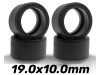 Neum&aacute;tico Goma 19x10mm New Shore 30 para Llantas 15/17mm