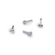 Tornillos metrico ERGAL 2,2x9mm cabeza grande x4