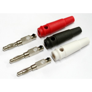 Conector banana 4 mm. ( bolsa con 3 u. )  