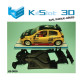 Chasis angular DUAL RADIKAL compatible Renault
