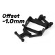 Soporte Motor AW RT3 Evo Offset -1.00mm extra hard