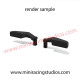 NSR Corvette C8R SET Retrovisores / Alerón Flexibl