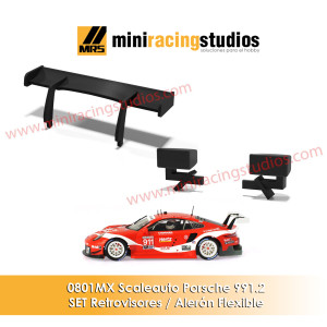 Scaleauto Porsche 991.2 Set Aler&oacute;n / Retrovisores 
