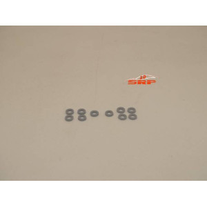 3D. Separadores 1mm, para eje 2,38mm (10/unid.)