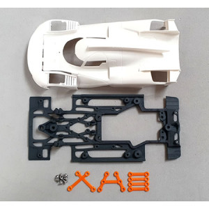 Chasis Peugeot P-9x8 LMH RR con rigidizadores comp