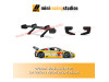 Slotit Audi r8GT set aleron retovisores