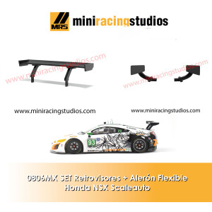 Scaleauto Honda NSX SET aleron + retros