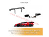 SCALEAUTO Lamborghini Huracan SET ALERON RETROVISO