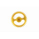 3/32 SIDEWINDER Extralight ERGAL Gear 34T GOLD dia