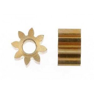 Pi&ntilde;on 8 dientes para eje motor de 2 mm 5,5 mm x2