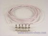 Cable silicona  0.25mm + 10 terminales 1metro
