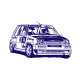 R5 GT TURBO 57x35 Azul Mate