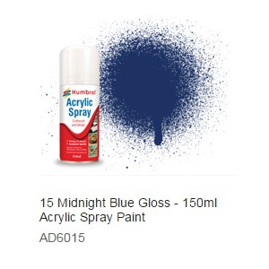 Pintura Spray Brillante Midnight Blue 150 ml