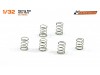 Muelles 4mm Duros para chasis SC8003 GT3 6 uds