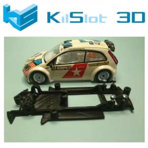 Chasis lineal black Ford Fiesta S1600 SCX