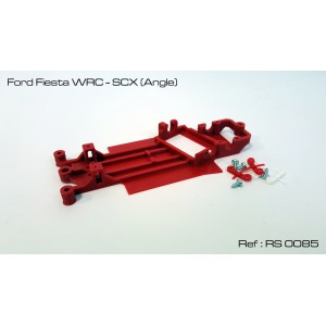 Chasis 3D Ford Fiesta WRC SCX Angular RS-0085 Red Slot