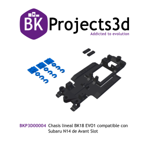 Chasis lineal BK18 EVO1 compatible con Subaru N14 
