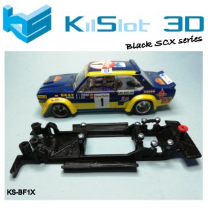 Chasis lineal black SCX Fiat 131 abarth SCX RX