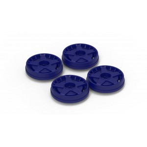 Tapacubos/Wheel covers 15 PRO AUDI 5 SPOKE BLUE