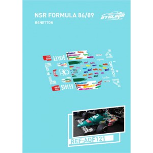 Calca Formula 1 NSR 1/32 BENETTON