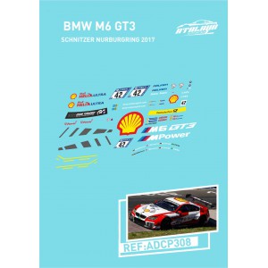 Calca 1/32 BMW M6 Sideways Schnitzer Nurburgring