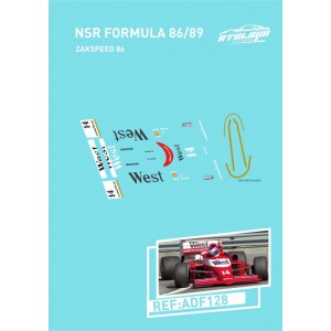 Calca Formula 1 NSR 1/32 Zakspeed