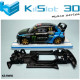 Chasis Lineal Race SOFT compatible Audi S1 WRX SCX