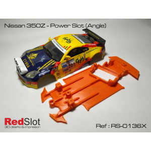 CHASIS 3D - NISSAN Z350 POWER SLOT ANGULAR BLANDO
