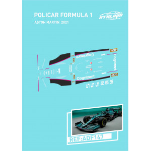 Calca Formula 1 Policar 1/32 Aston Martin 2021