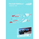 Calca Formula 1 Policar 1/32 Alpine A521 2021 ADF148