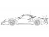 Porsche 911 GT1 5 White kit